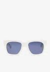 Jacquemus Square Frame Sunglasses Sunglasses In Blue