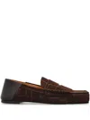Jacquemus Square Head Loafer Shoes In Brown