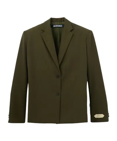 Jacquemus The Carrée Jacket In Green