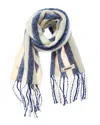 Jacquemus Off-white & Blue La Casa 'l'écharpe Carro' Scarf In White