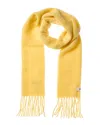 Jacquemus The Carro Mohair & Wool-blend Scarf In Yellow
