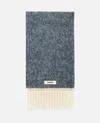 Jacquemus Fringed Scarf In Blue
