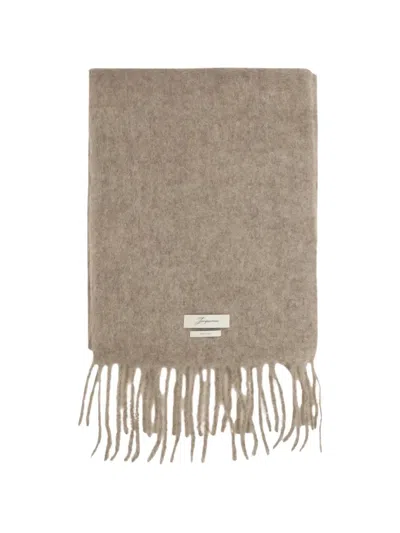 Jacquemus The Carro Scarf In Brown