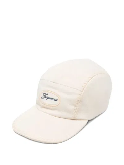 Jacquemus The Casco Logo-patch Baseball Cap In Neutral
