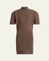 Jacquemus The Castagna Knit Dress In Brown