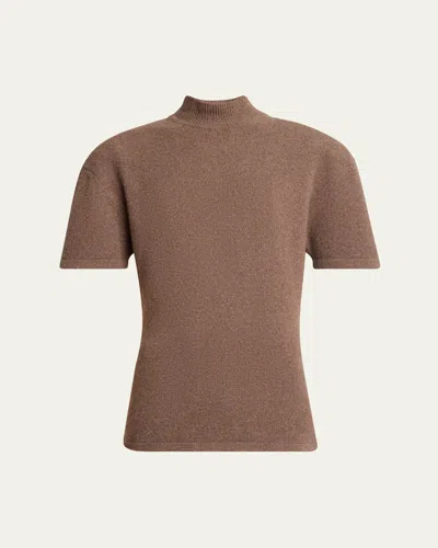 JACQUEMUS THE CASTAGNA SHORT-SLEEVE SWEATER