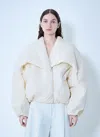 Jacquemus Le Chale Bomber Jacket In White