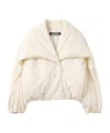 Jacquemus Le Chale Bomber Jacket In White