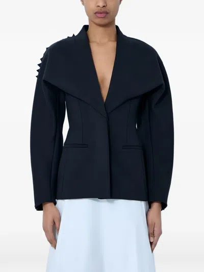 Jacquemus The Châle Jacket In Blue