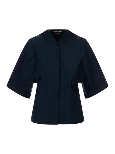 Jacquemus The Chemise Moisson In Blue