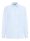 Jacquemus La Chemise Simon Logo Striped Shirt In Multicolor