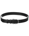 Jacquemus The Bambino Engraved-buckle Leather Belt