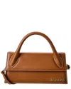 Jacquemus The Chiquito Long Leather Shoulder Bag In Brown