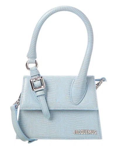Jacquemus The Chiquito Medium Lizard-embossed Leather Shoulder Bag