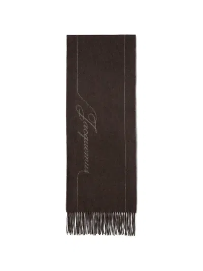 Jacquemus The Citta Scarf In Brown