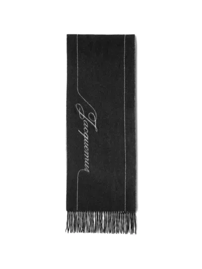 Jacquemus The Citta Scarf In Black