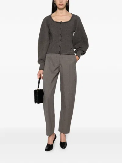 Jacquemus The Citta Trousers In Gray