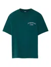 Jacquemus Mens Club Dark Green Embroidered-print Long-sleeve Cotton Shirt In Green