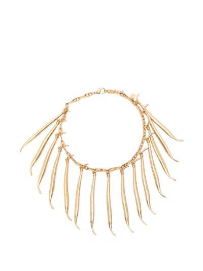 Jacquemus The Collier Haricots Necklace In Gold