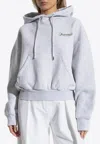 Jacquemus The Corto Hooded Sweatshirt In Gray
