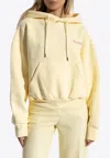 Jacquemus The Corto Hooded Sweatshirt In Yellow