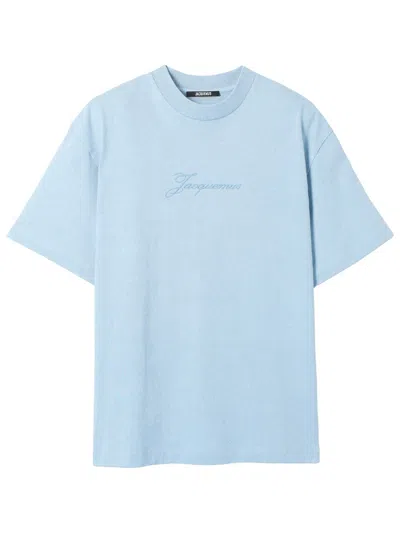 Jacquemus The Cotton Pigment T-shirt In Blue