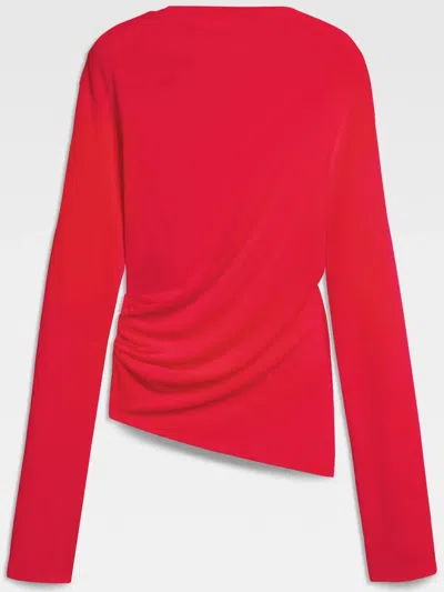 Jacquemus Long-sleeved Top In Red