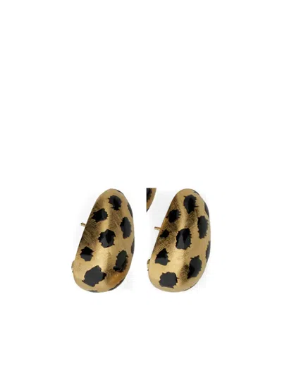Jacquemus The Curvo Earrings In Gold