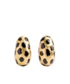 Jacquemus Curvo Gold-tone Earrings In Multi