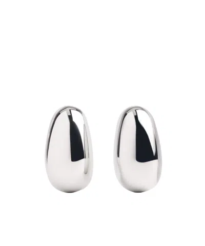 Jacquemus The Curvo Earrings In Silver
