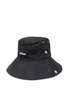 Jacquemus Le Bob Denimes Bucket Hat In 蓝色