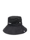 Jacquemus Le Bob Denimes Bucket Hat In Blue