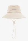 Jacquemus The De-nîmes Denim Bucket Hat In Cream