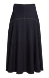 Jacquemus The De-nã®mes Triangle Denim Midi Skirt