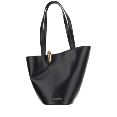 Jacquemus The Doll Shoulder Bag In Black