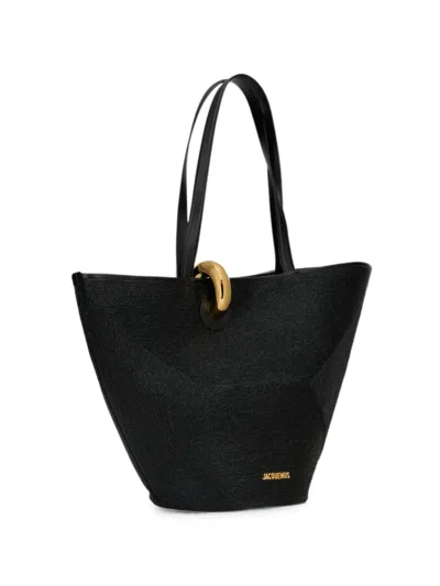 Jacquemus The Doll Tote Bag In Black