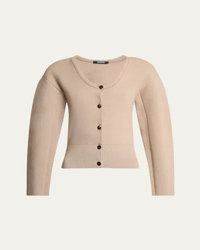 Jacquemus The Doppio Vest In Pink