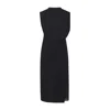 Jacquemus The Drap Midi Dress Women In Black