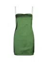 Jacquemus Green La Casa 'la Robe Elica' Minidress In Green