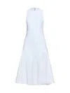 Jacquemus Women White The Favola Midi Dress In White
