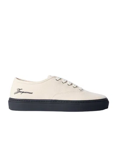 Jacquemus The Féfé Skate Sneakers In Taupe/black