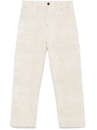 JACQUEMUS NEUTRALS THE FERNANDO DE-NÎMES JEANS