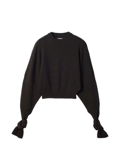 Jacquemus The Fiocco Sweater In Brown