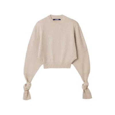 Jacquemus The Fiocco Sweater In Neutral