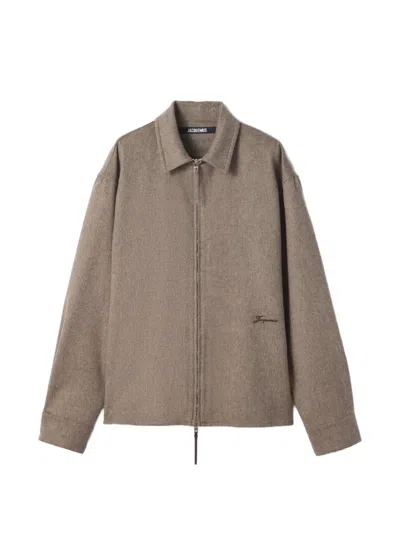 Jacquemus The Flash Shirt In Neutral