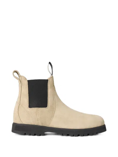 Jacquemus The Foin Ankle Boots In Animal Print