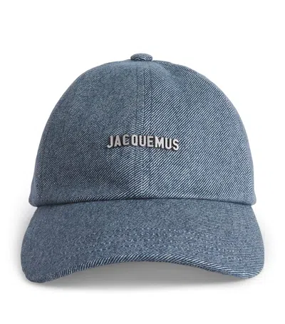 Jacquemus The Gadjo Baseball Cap In Blue
