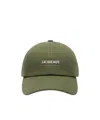 Jacquemus Men La Casquette Gadjo Cap In Green