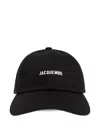 Jacquemus Gadjo Logo-plaque Baseball Cap In Black