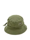 Jacquemus Le Bob Gadjo Cotton Hat In Green